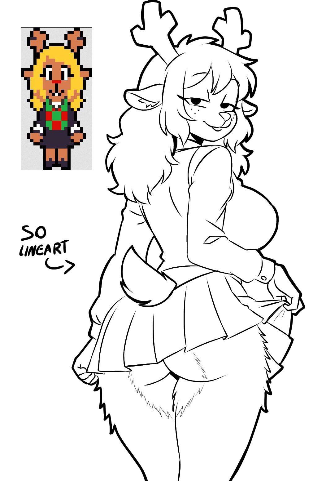 Noelle (Deltarune) Rule 34 Image