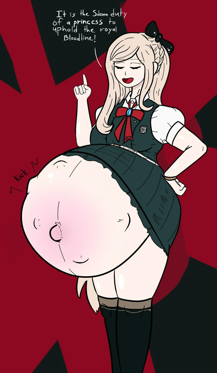 Kicking (Pregnancy) Rule 34 Image