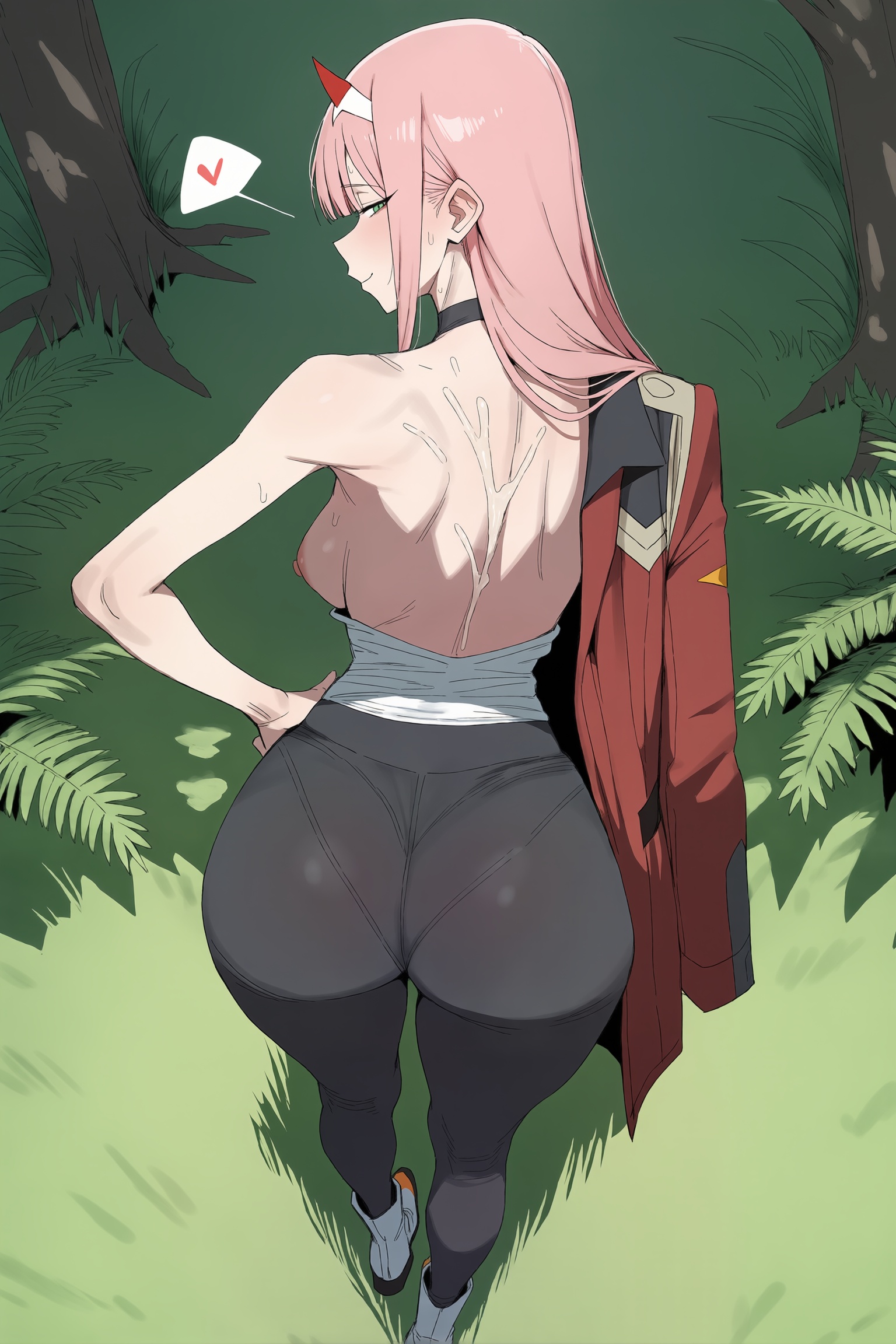 Zero Two (Darling In The Franxx) Rule 34 Image