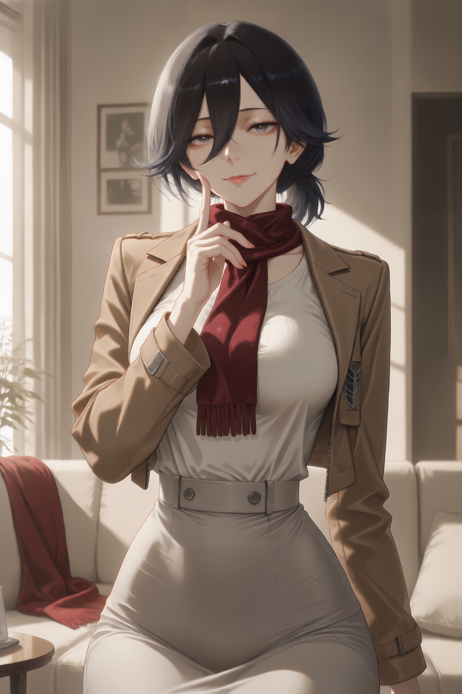 Mikasa Ackerman (Attack On Titan) Rule 34 Image